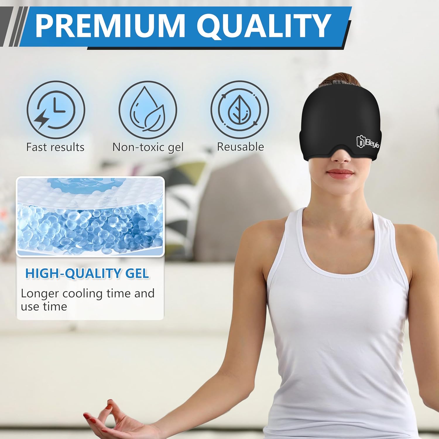CoolHeat Comfort Migraine Relief Cap