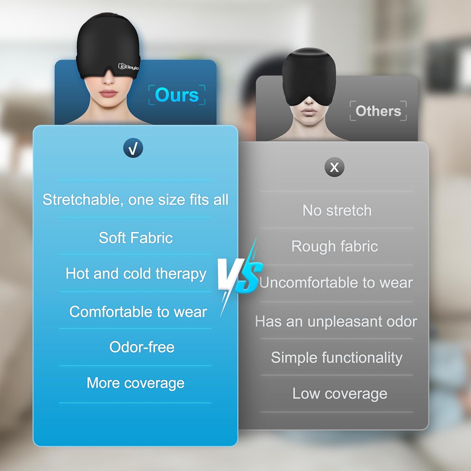 CoolHeat Comfort Migraine Relief Cap